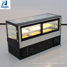 air cooling upright beverage milk display chiller meat refrigerator showcase mini table top cake showcase cooler chiller